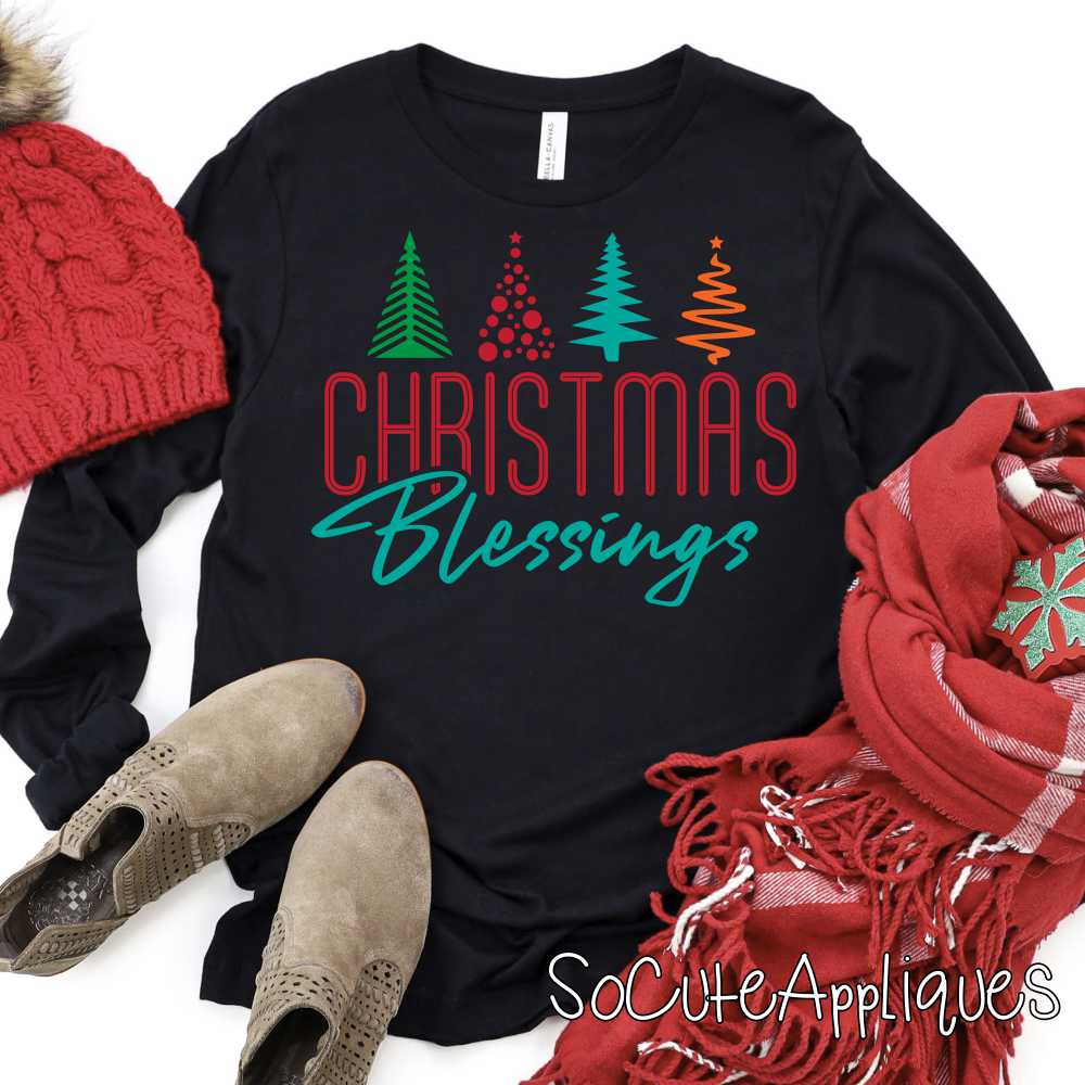 Christmas blessings *DTF* Transfer