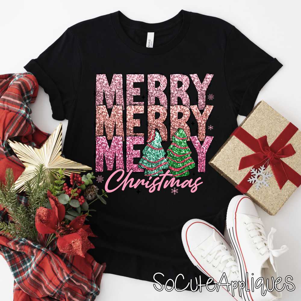 Merry merry merry Christmas *DTF* Transfer
