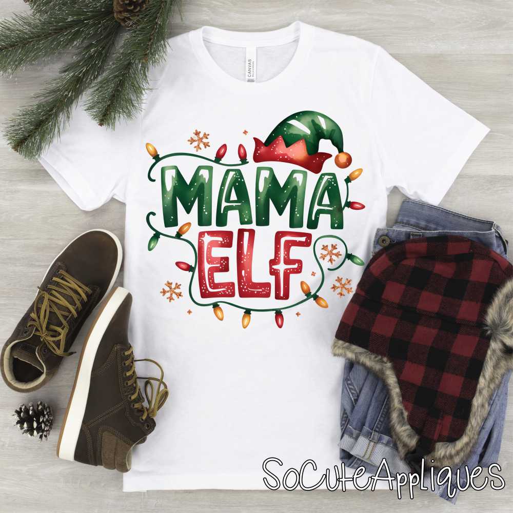 Mama elf *DTF* Transfer