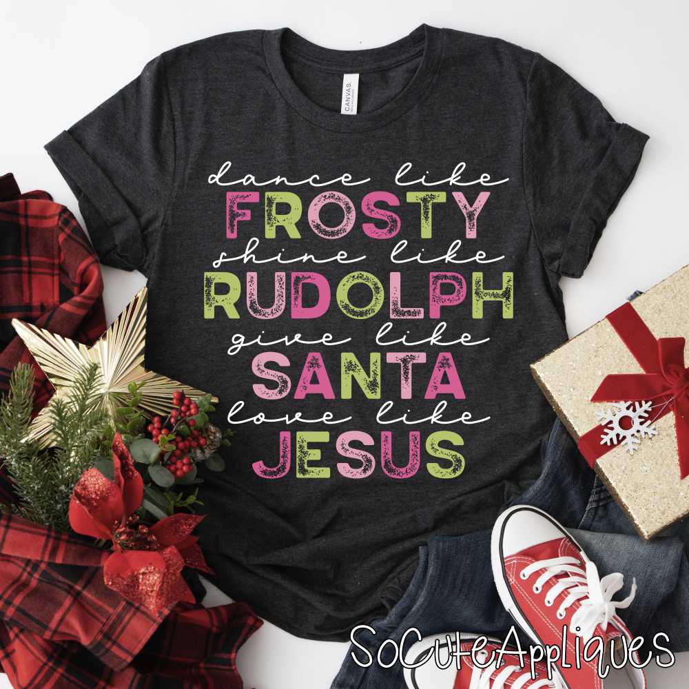 Dance ilke Frosty WHITE *DTF* Transfer