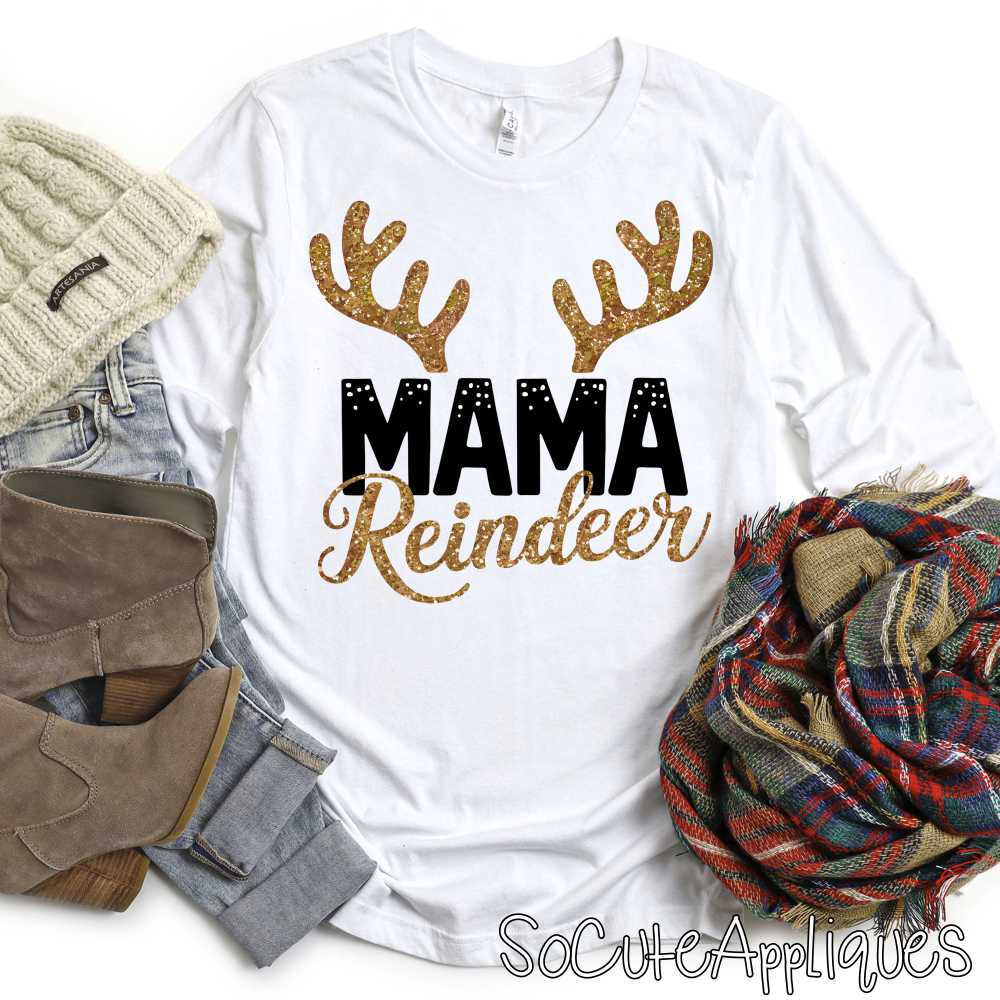 Mama Reindeer *DTF* Transfer