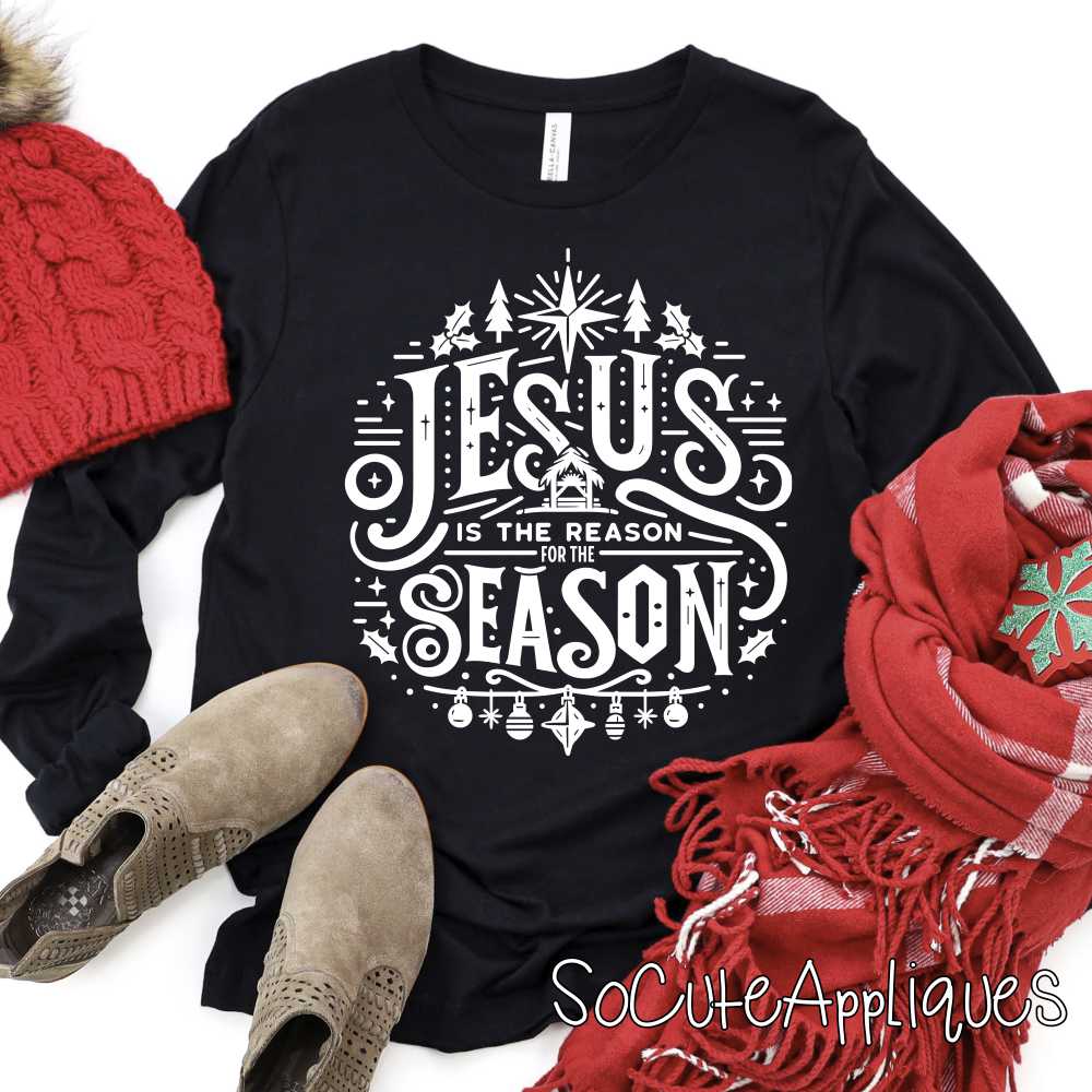 Jesus is the reason WHITE *DTF* Transfer
