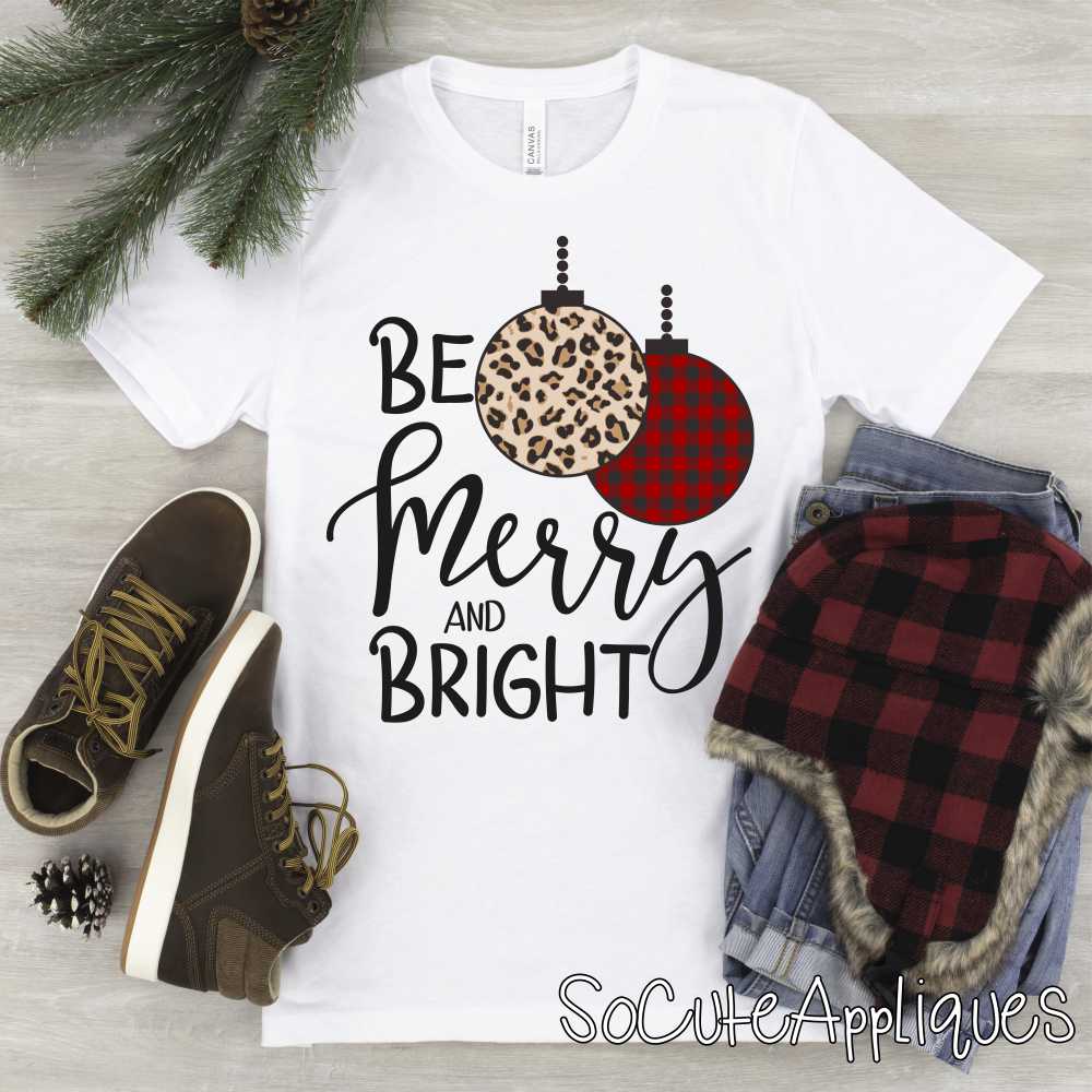 Be Merry and Bright *DTF* Transfer