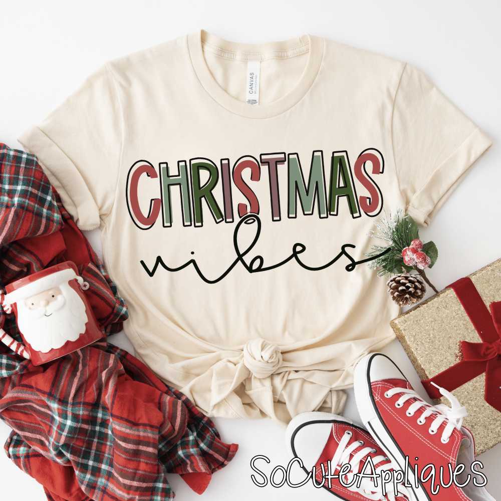 Christmas Vibes *DTF* Transfer