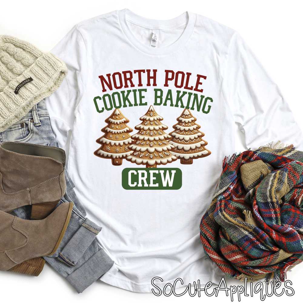 North Pole baking *DTF* Transfer