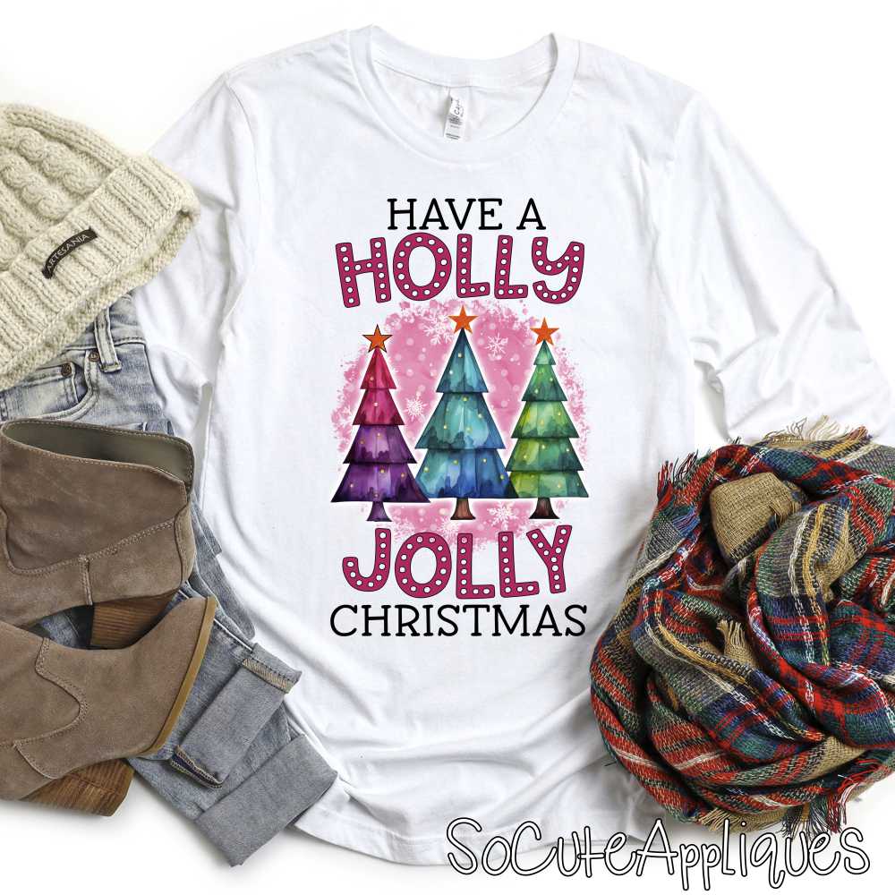 Have a holly jolly Christmas *DTF* Transfer