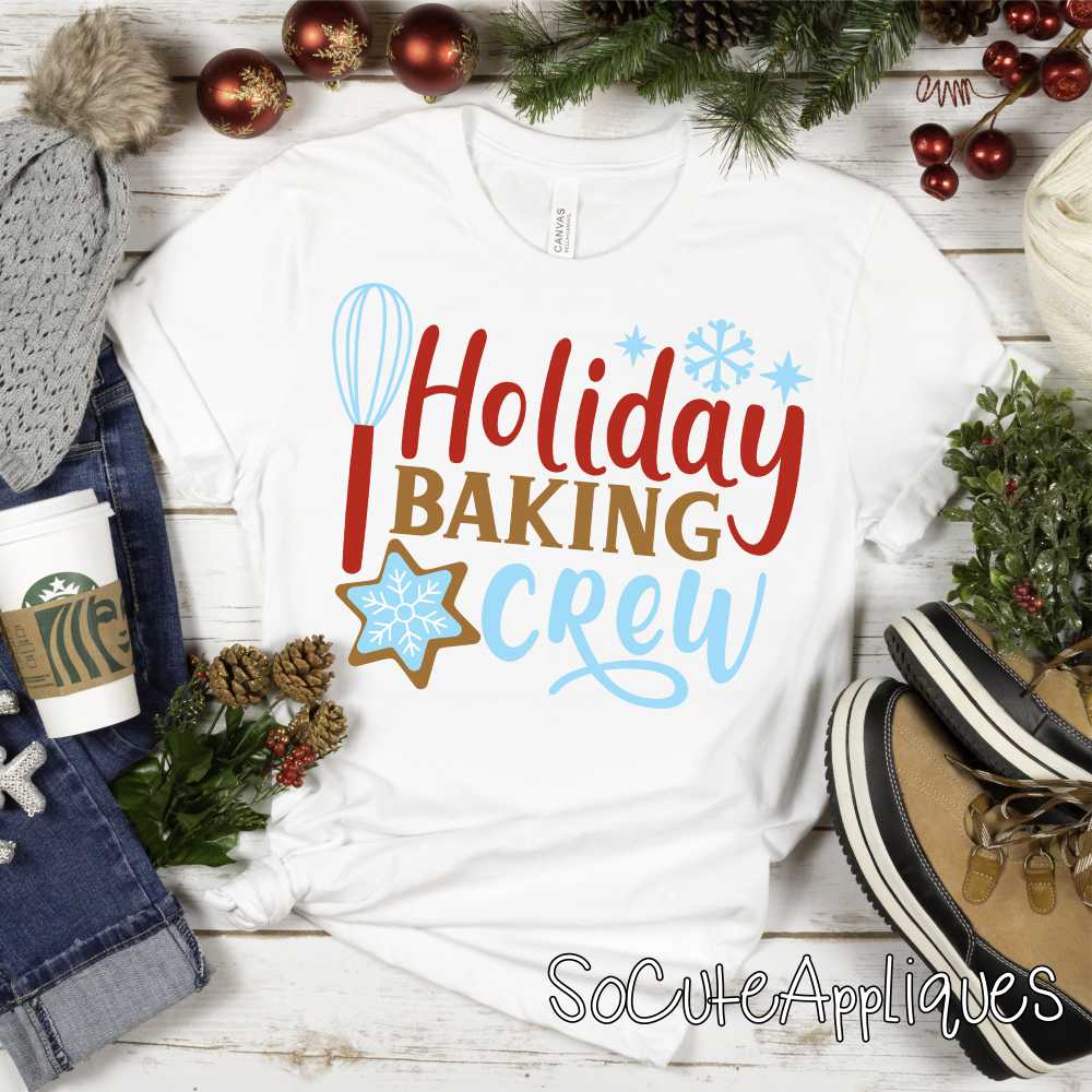 Holiday baking crew *DTF* Transfer