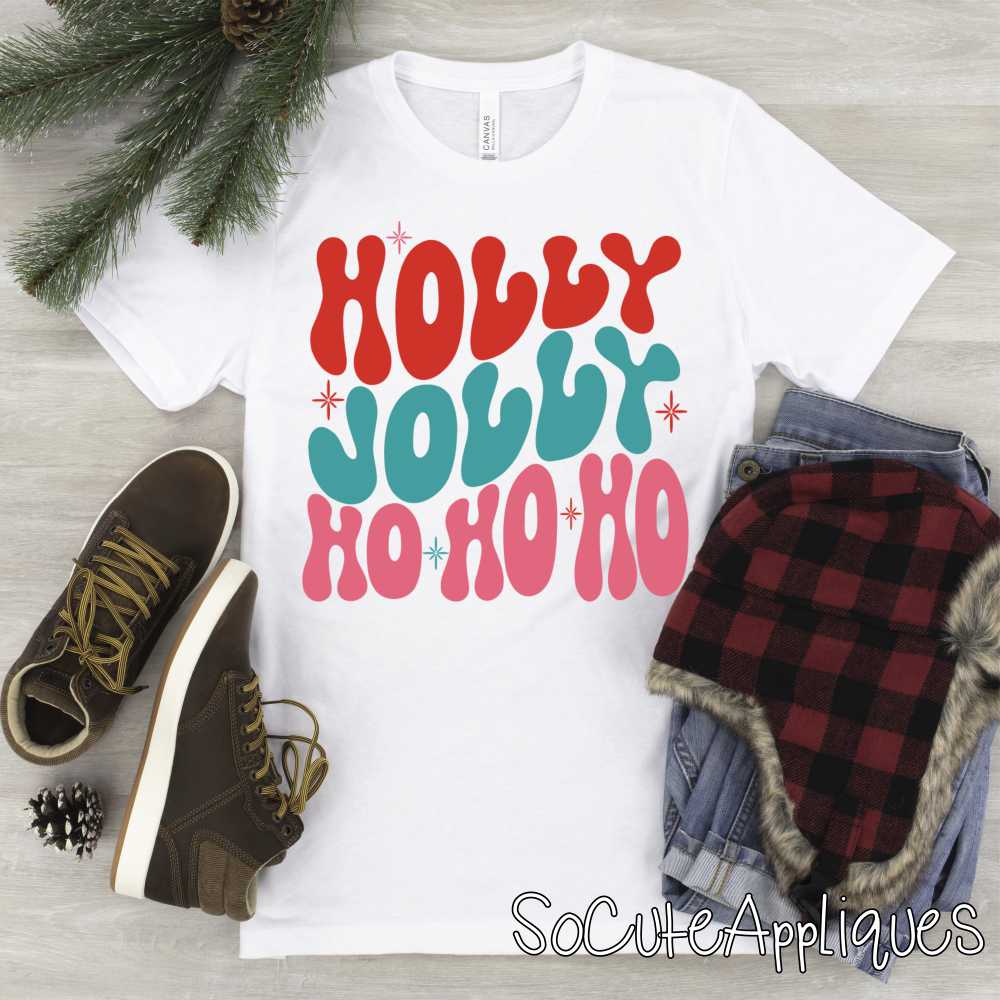 holly jolly ho ho ho *DTF* Transfer