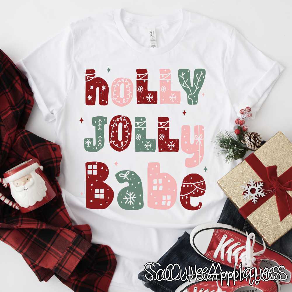Holly Jolly Babe *DTF* Transfer