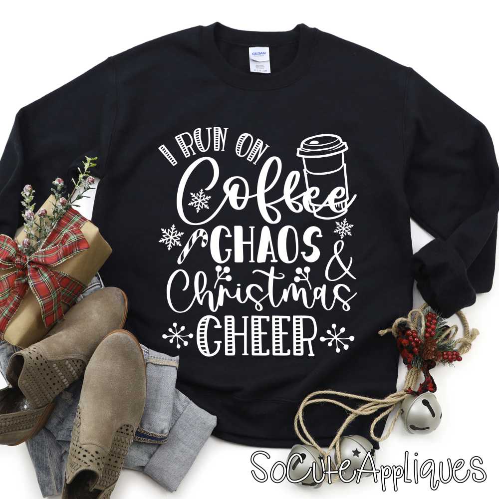 I run on Coffee and Christmas cheer *DTF* Transfer