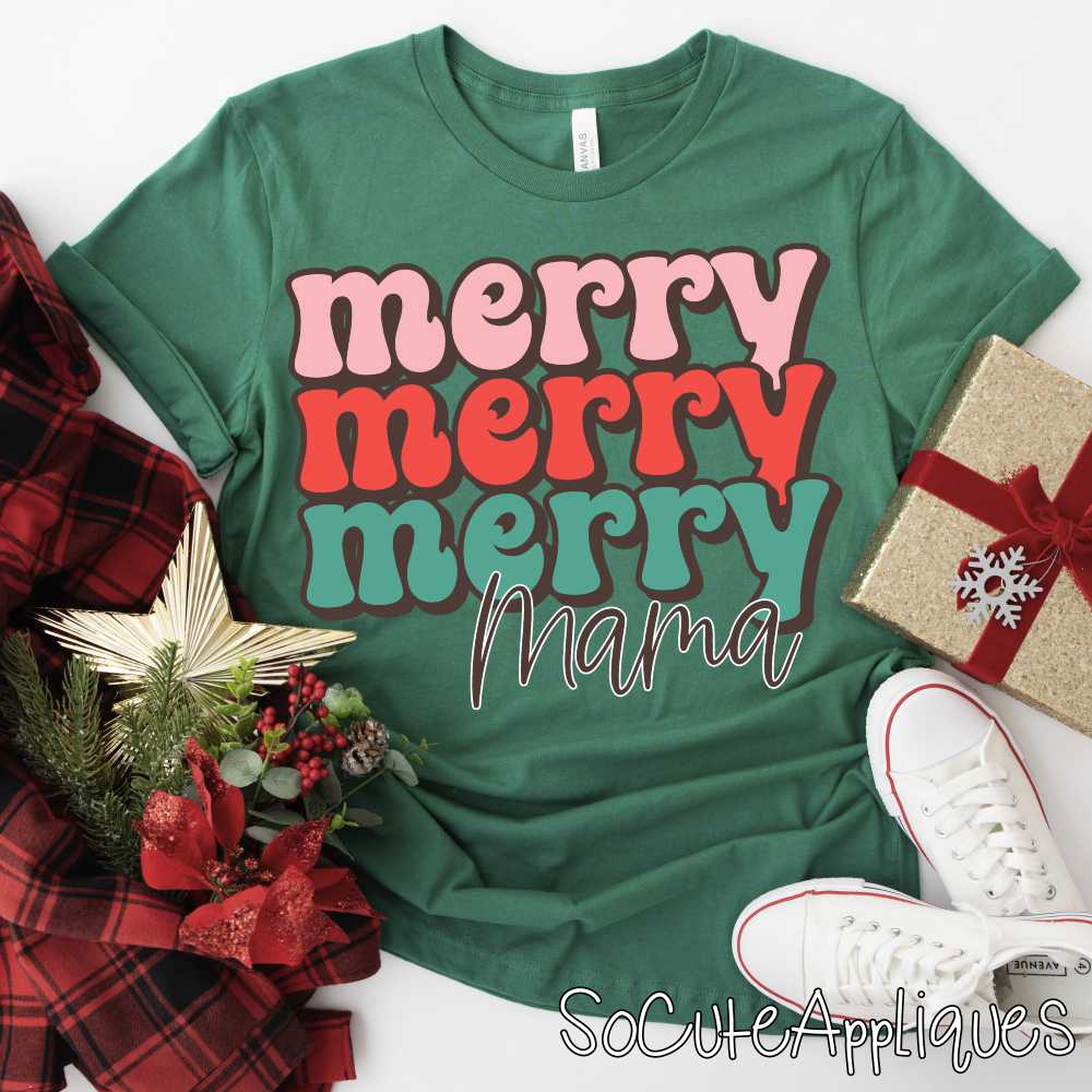 Merry Mama *DTF* Transfer