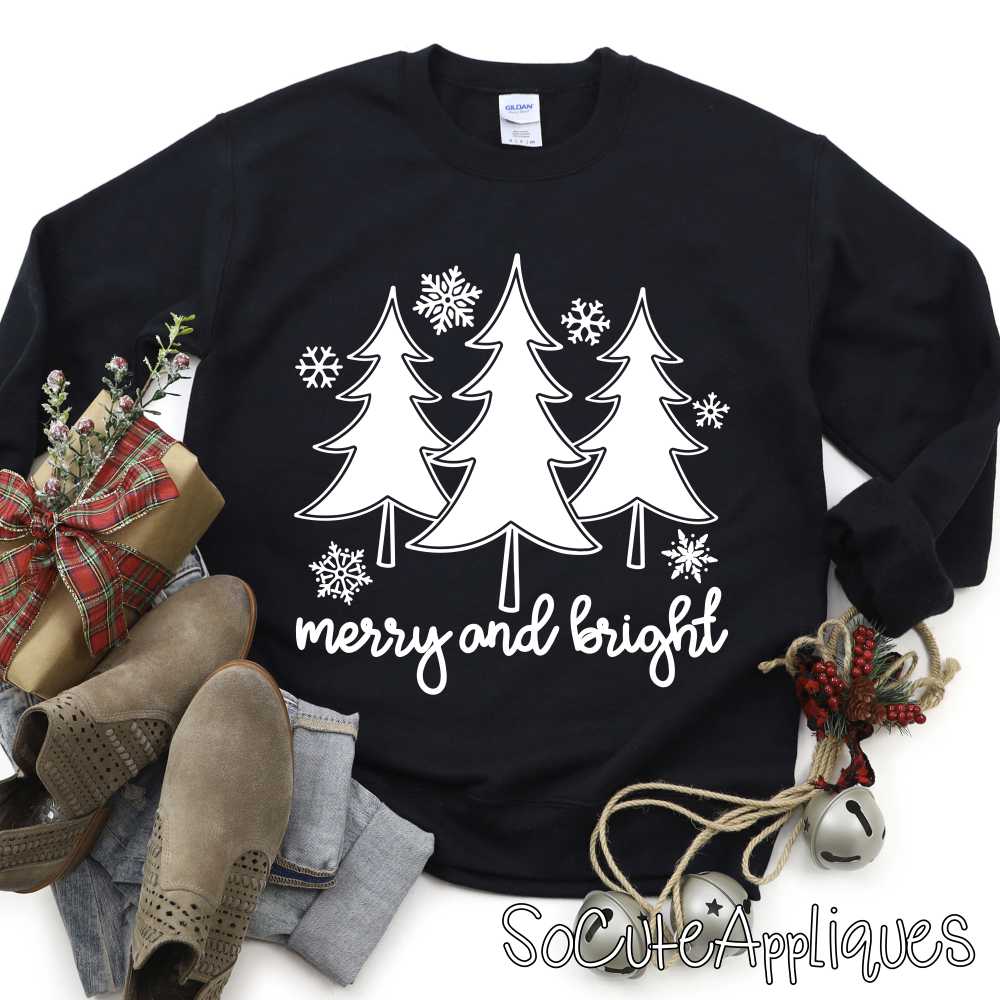 Merry and brighttrees *DTF* Transfer