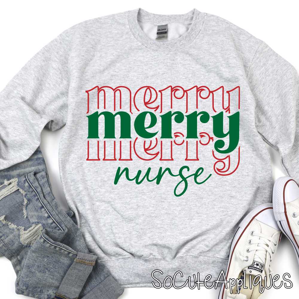 Merry Nurse *DTF* Transfer