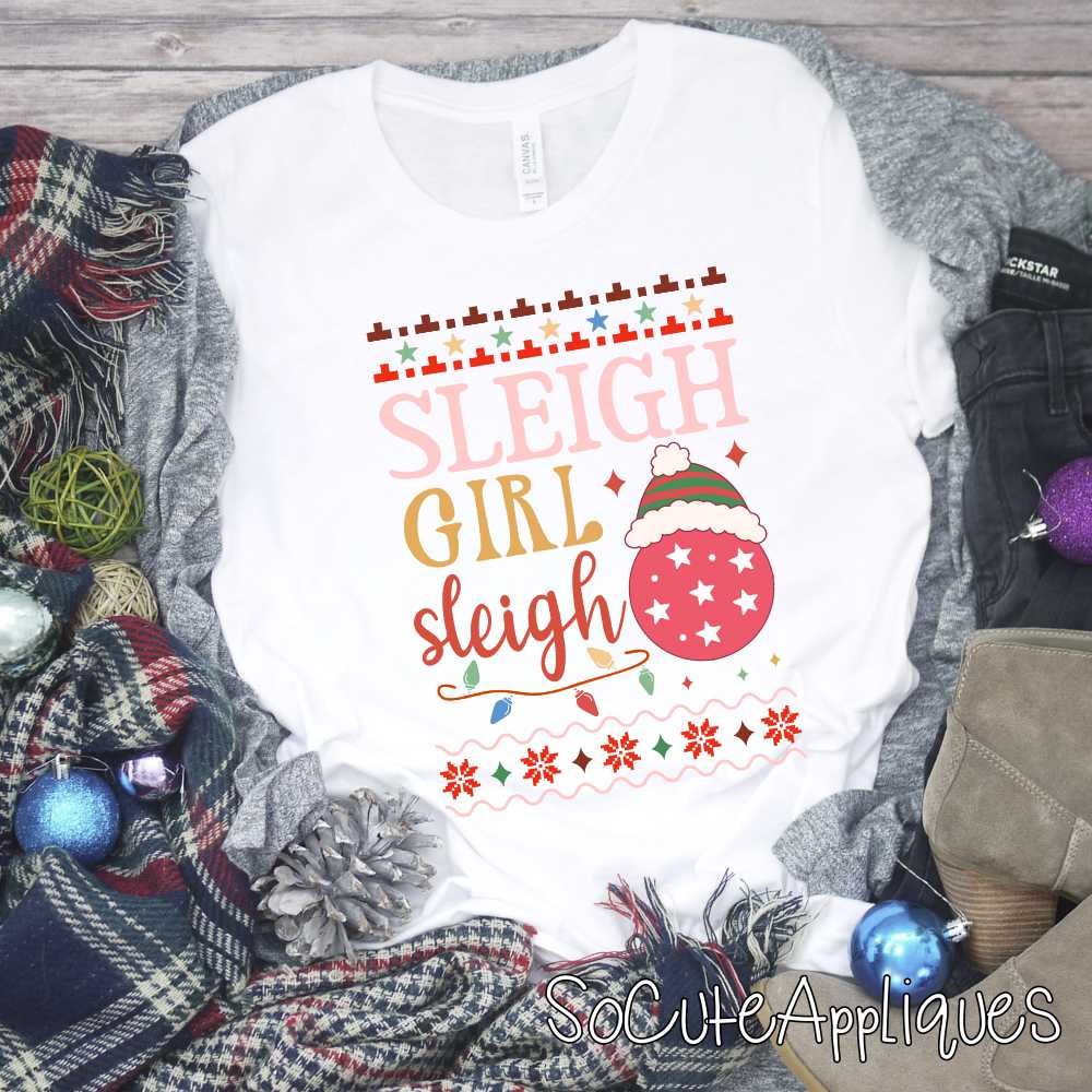 Sleigh girl sleigh *DTF* Transfer