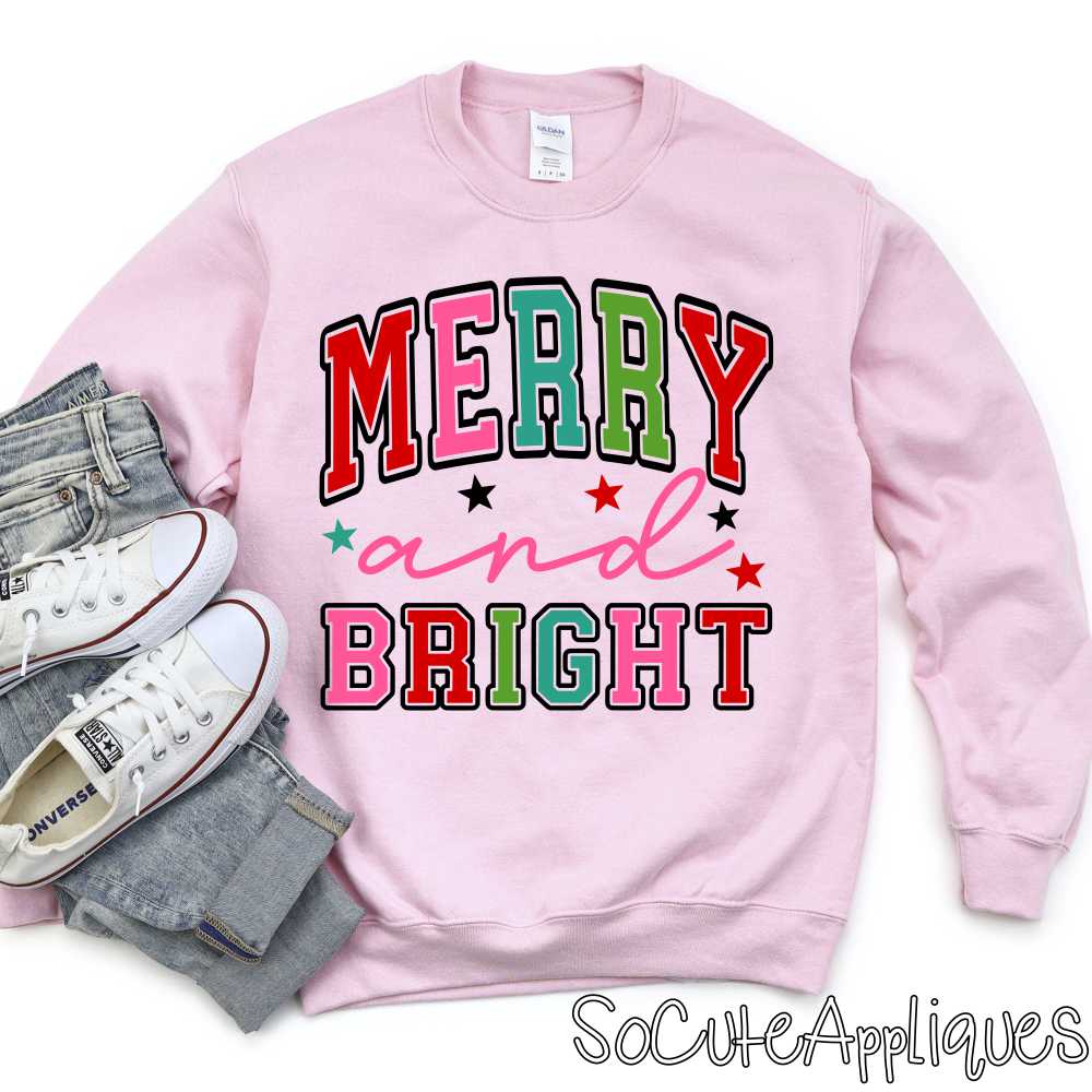 Merry and bright *DTF* Transfer