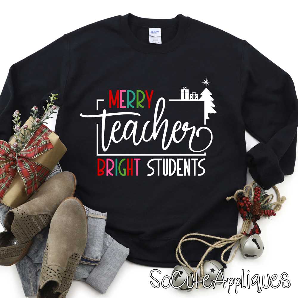 Merry teacher bright students *DTF* Transfer