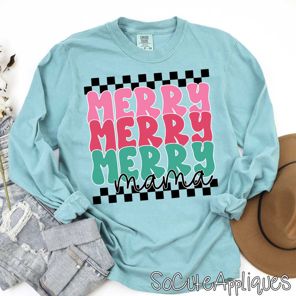Merry mama *DTF* Transfer