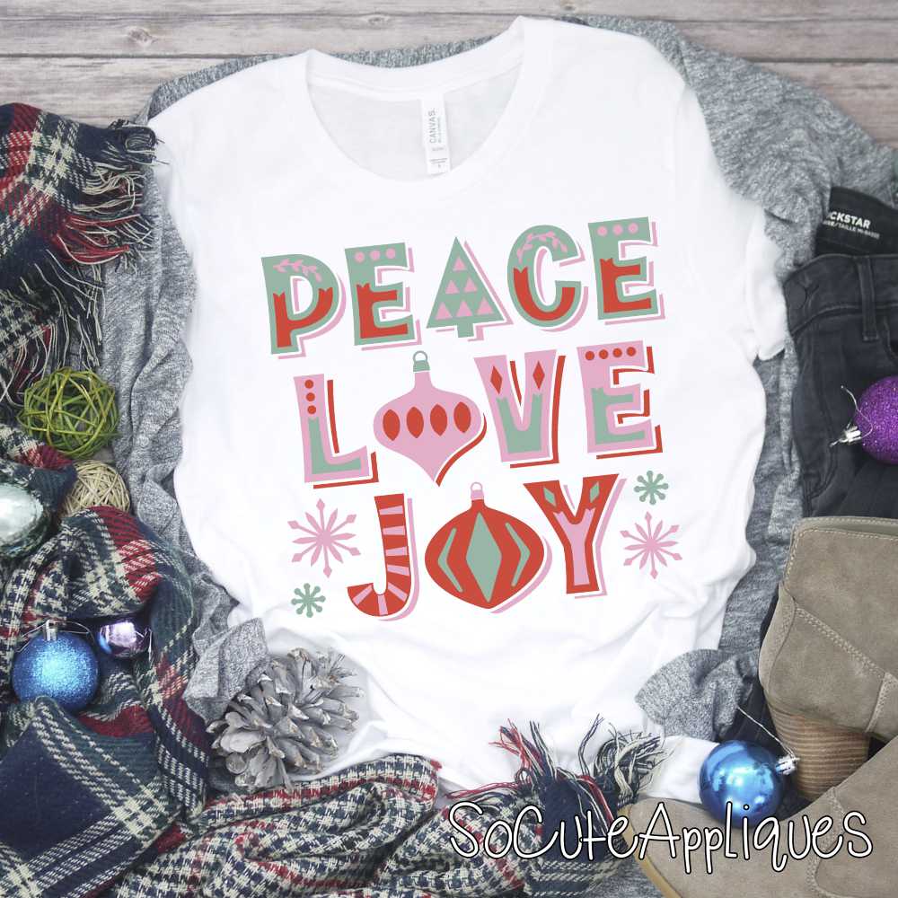 Peace love joy *DTF* Transfer