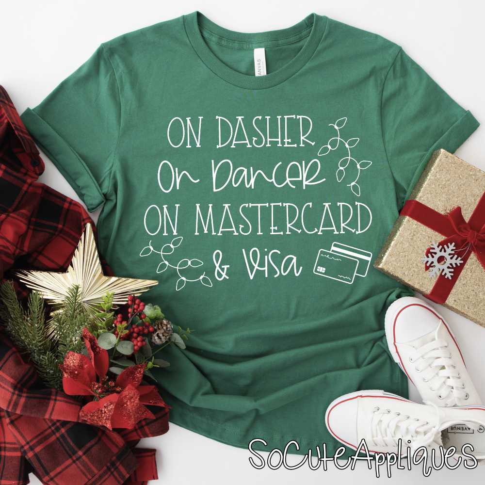 ON dasher on dancer *DTF* Transfer