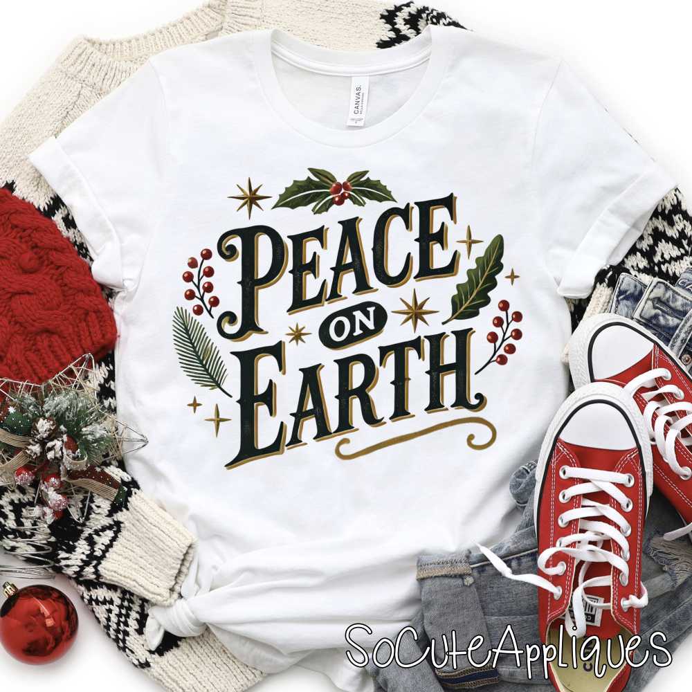 Peace on earth *DTF* Transfer