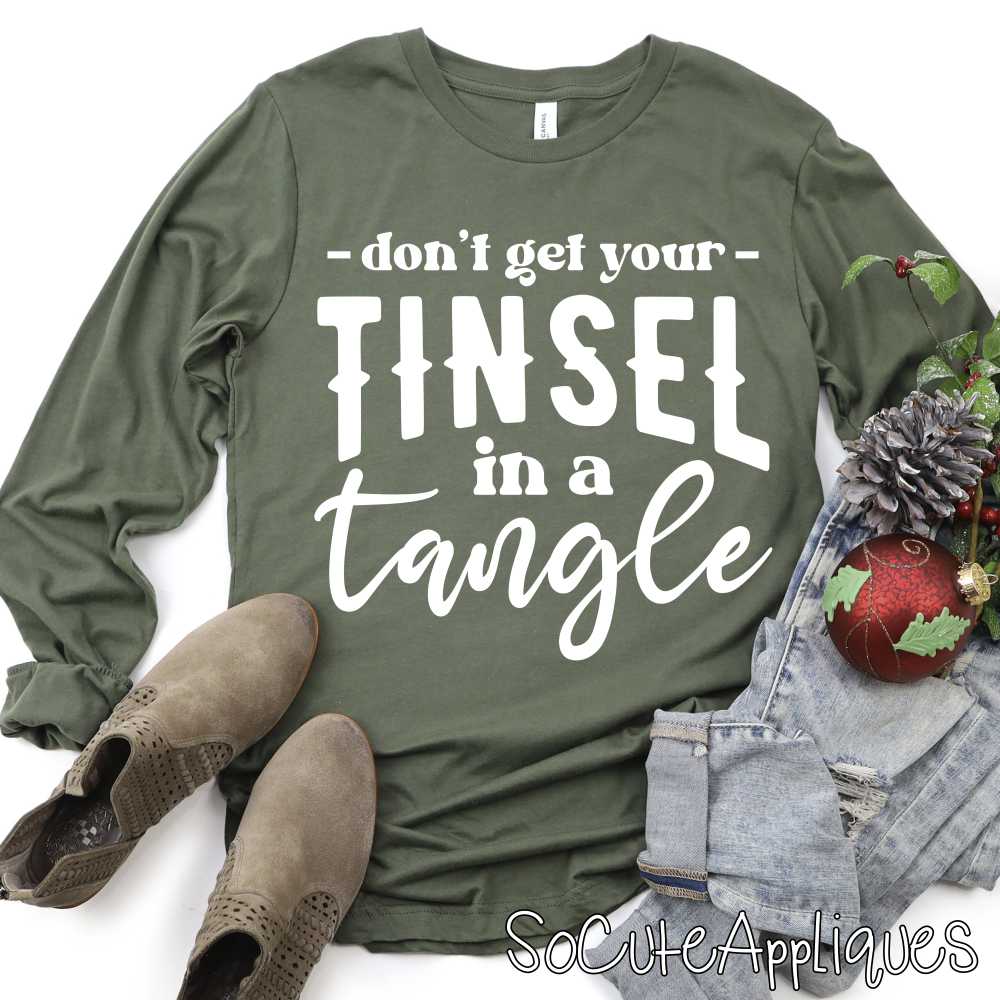 Dont get your tinsel in a tangle *DTF* Transfer