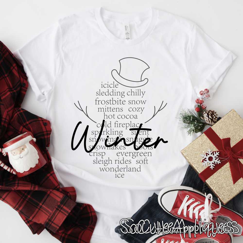 Winther snowman *DTF* Transfer