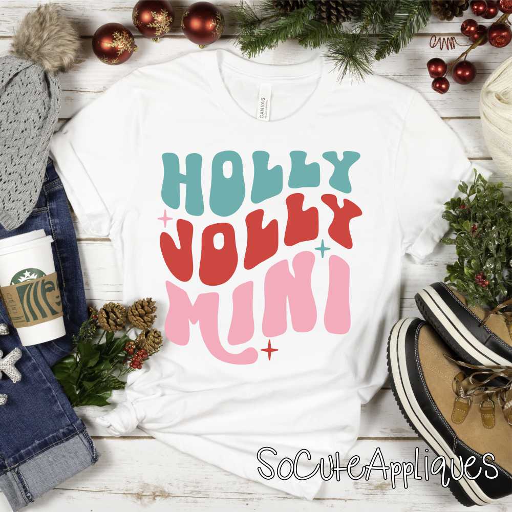 Holly Jolly mini *DTF* Transfer