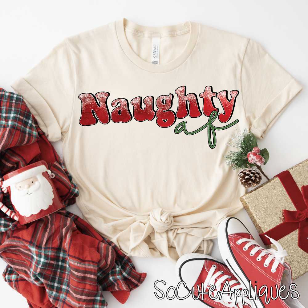 Naughty AF *DTF* Transfer