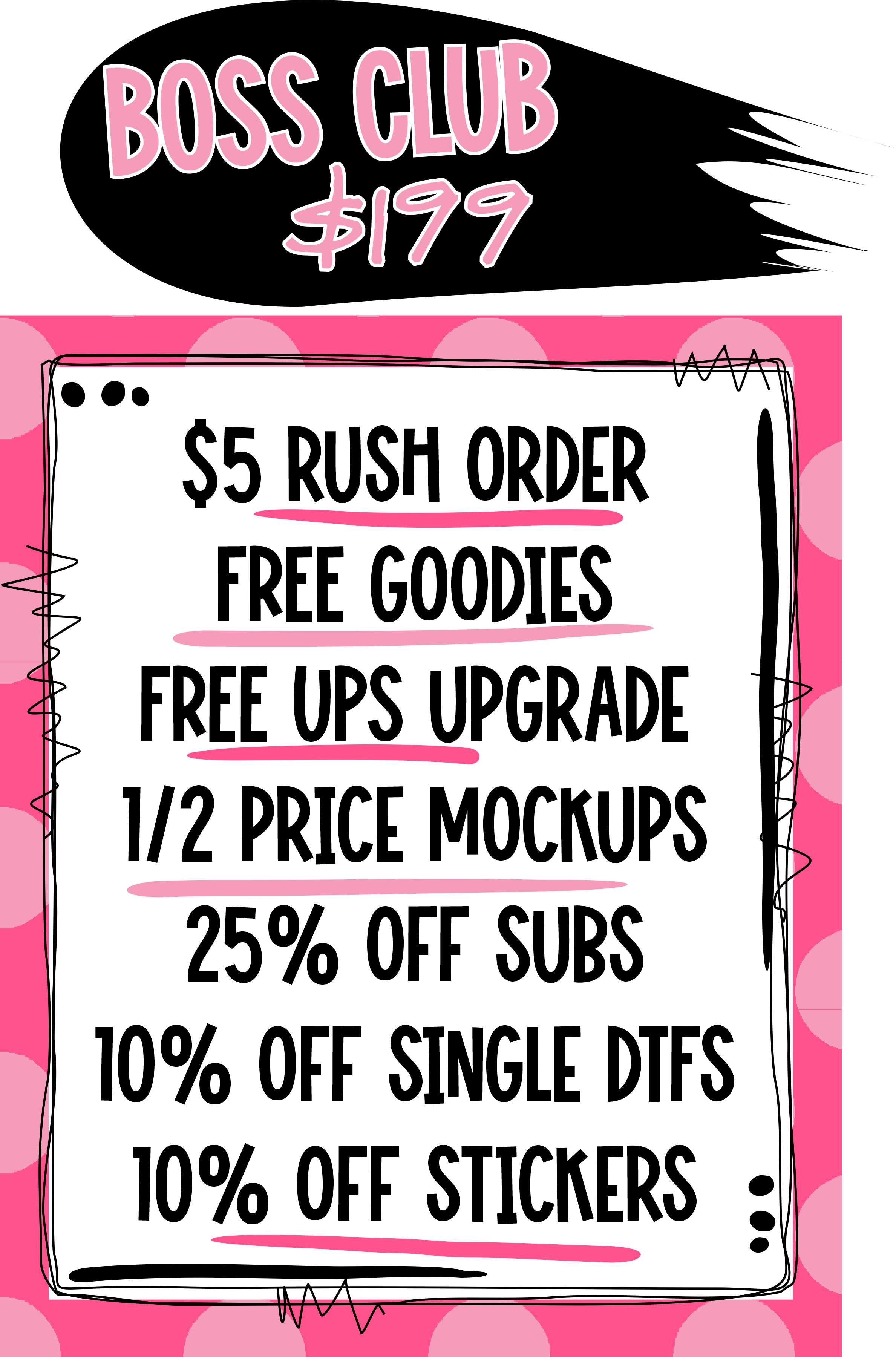 BOSS Club 2024 Black Friday special membership - Image 2