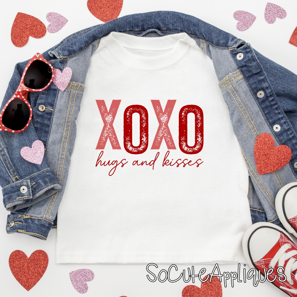 xoxo hugs and kisses *DTF* Transfer