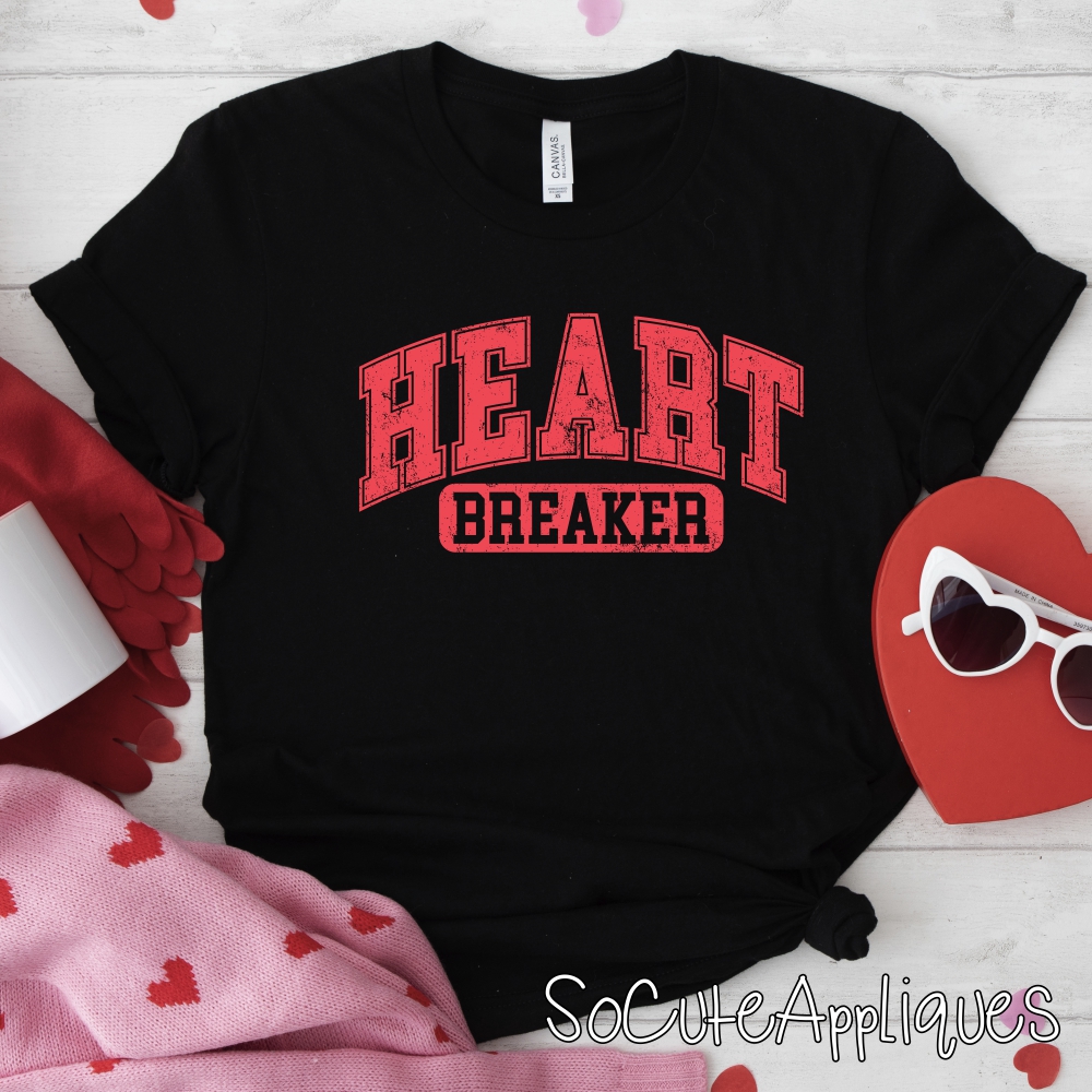 Heart breaker RED *DTF* Transfer