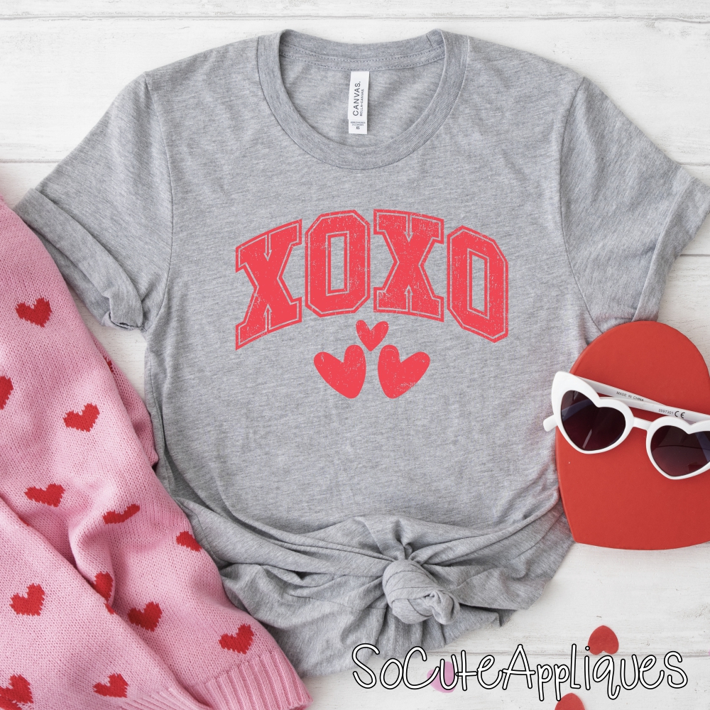 Xoxo RED *DTF* Transfer