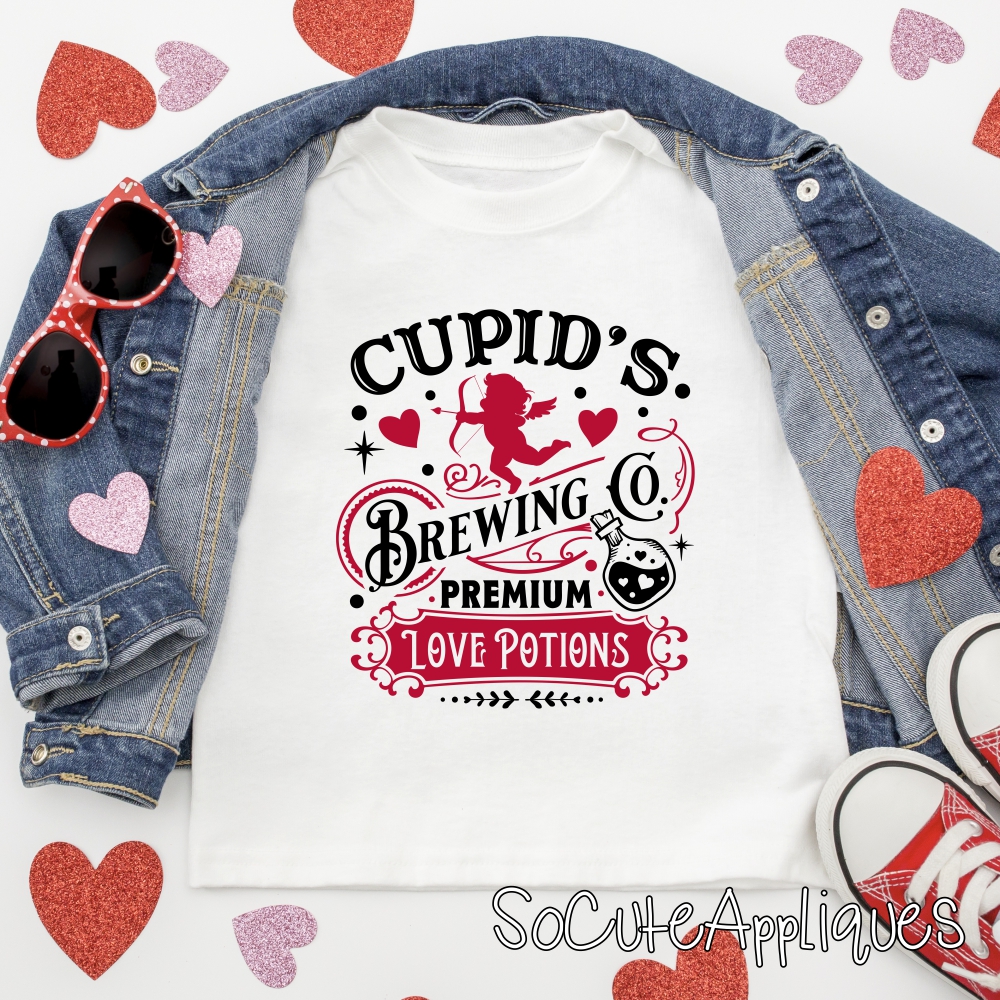 Cupids Brewing  BLACK *DTF* Transfer
