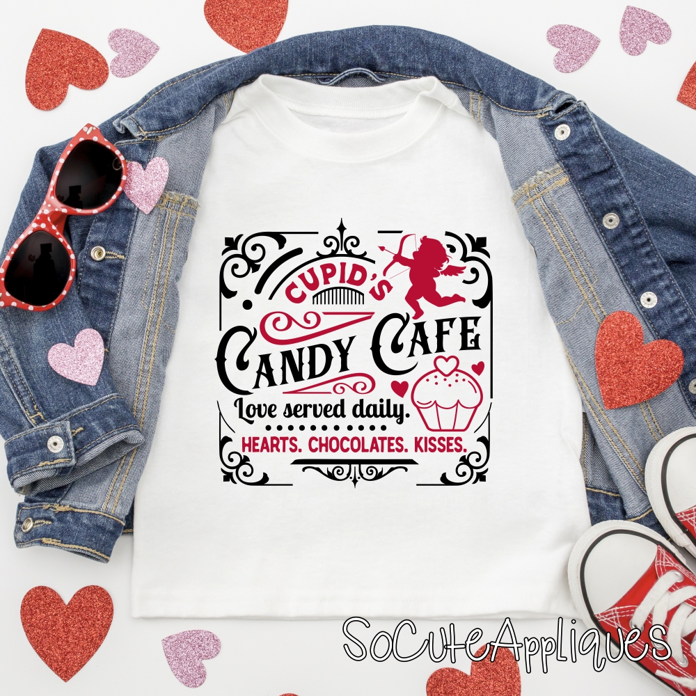 Cupids Candy BLACK *DTF* Transfer