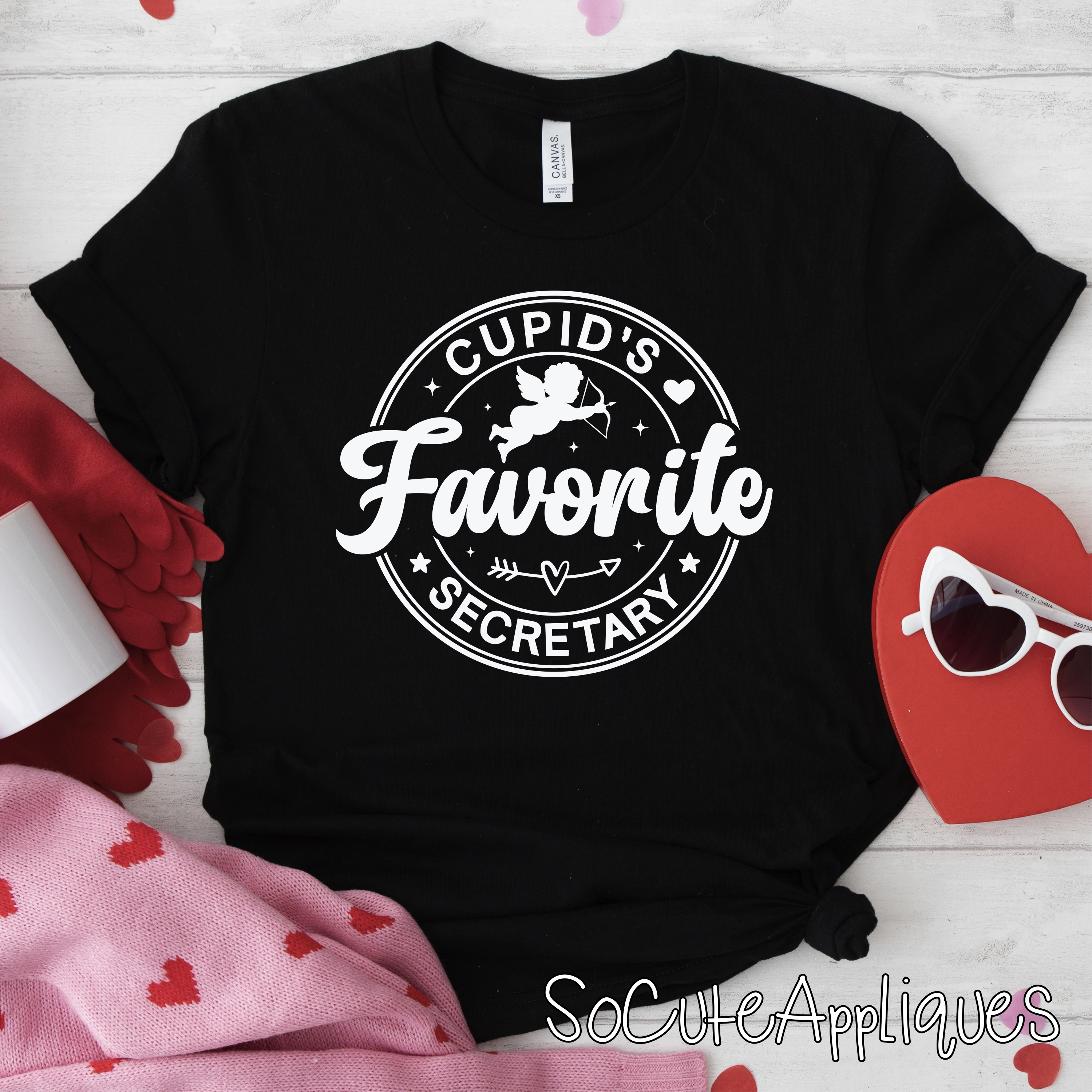 Cupids favorite Secretary WHITE *DTF* Transfer