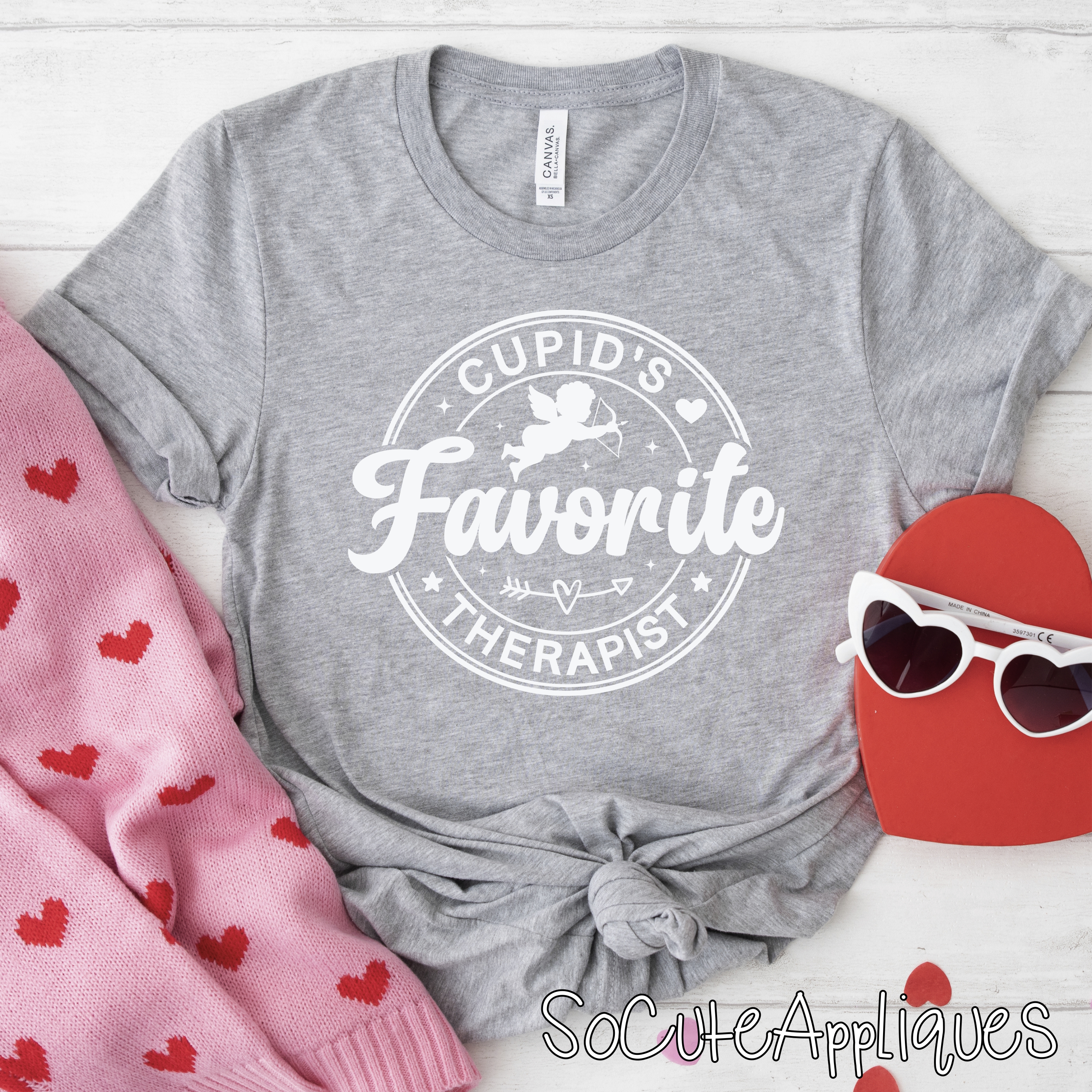 Cupids favorite Therapist WHITE *DTF* Transfer