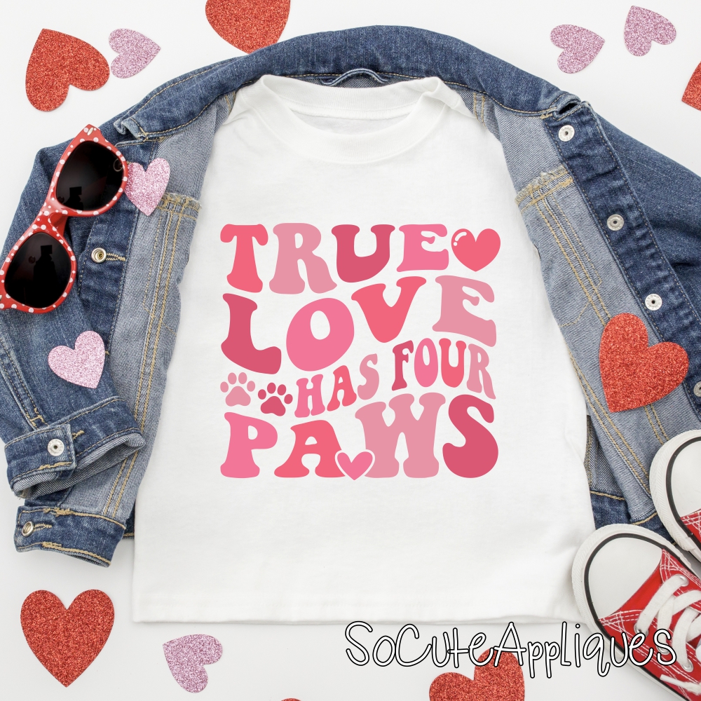 True love has four paws *DTF* Transfer
