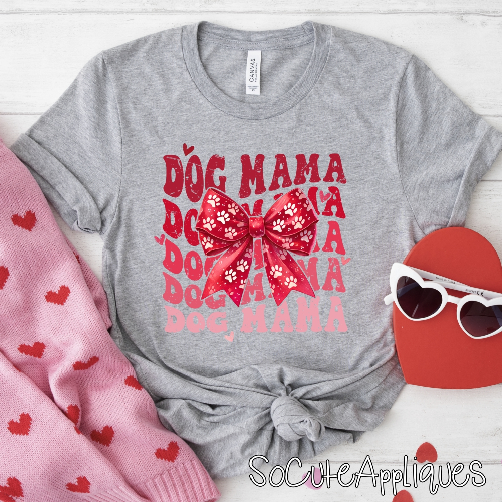 Dog mama BOW *DTF* Transfer