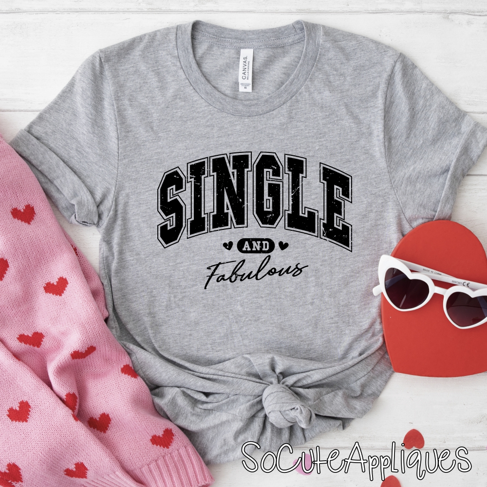 Single and fabulous BLACK *DTF* Transfer