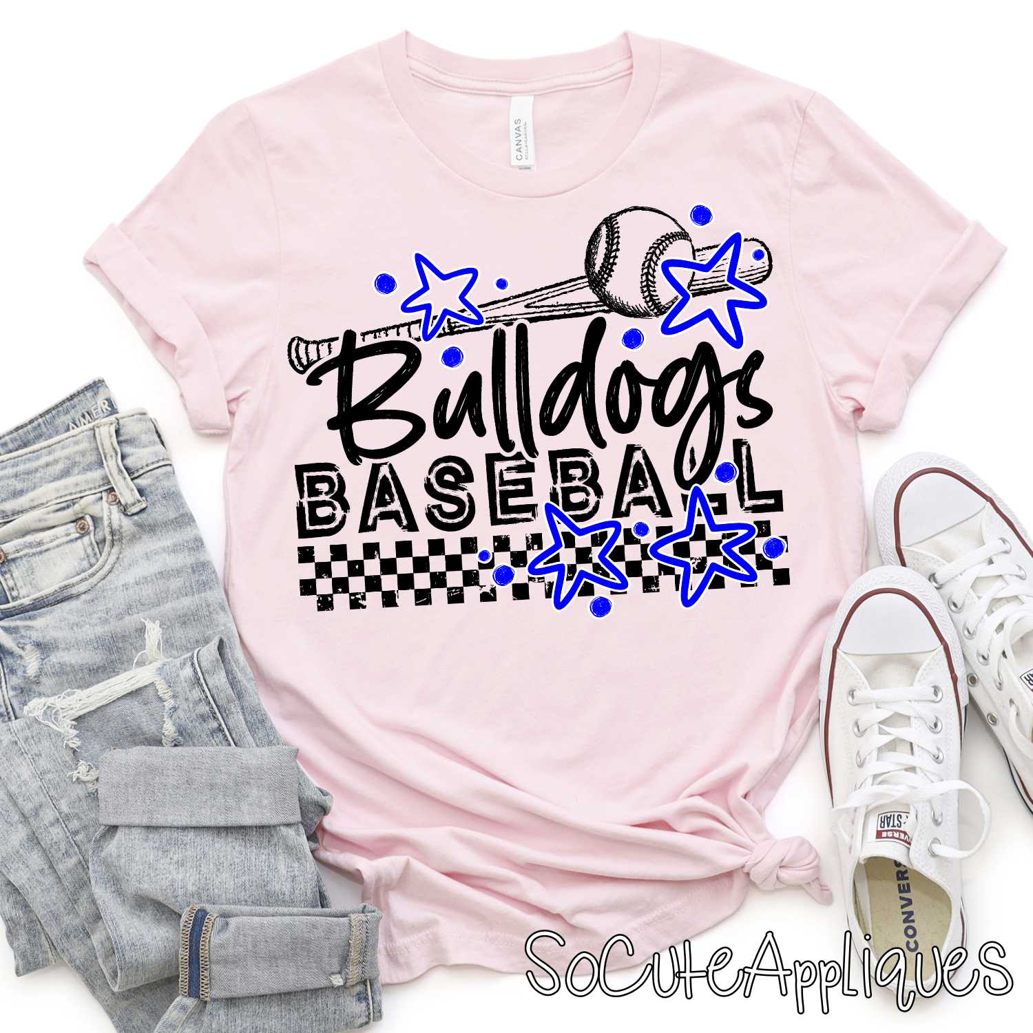 MASCOT Baseball bat on checks GRAFFITI *DTF* Transfer - Image 2