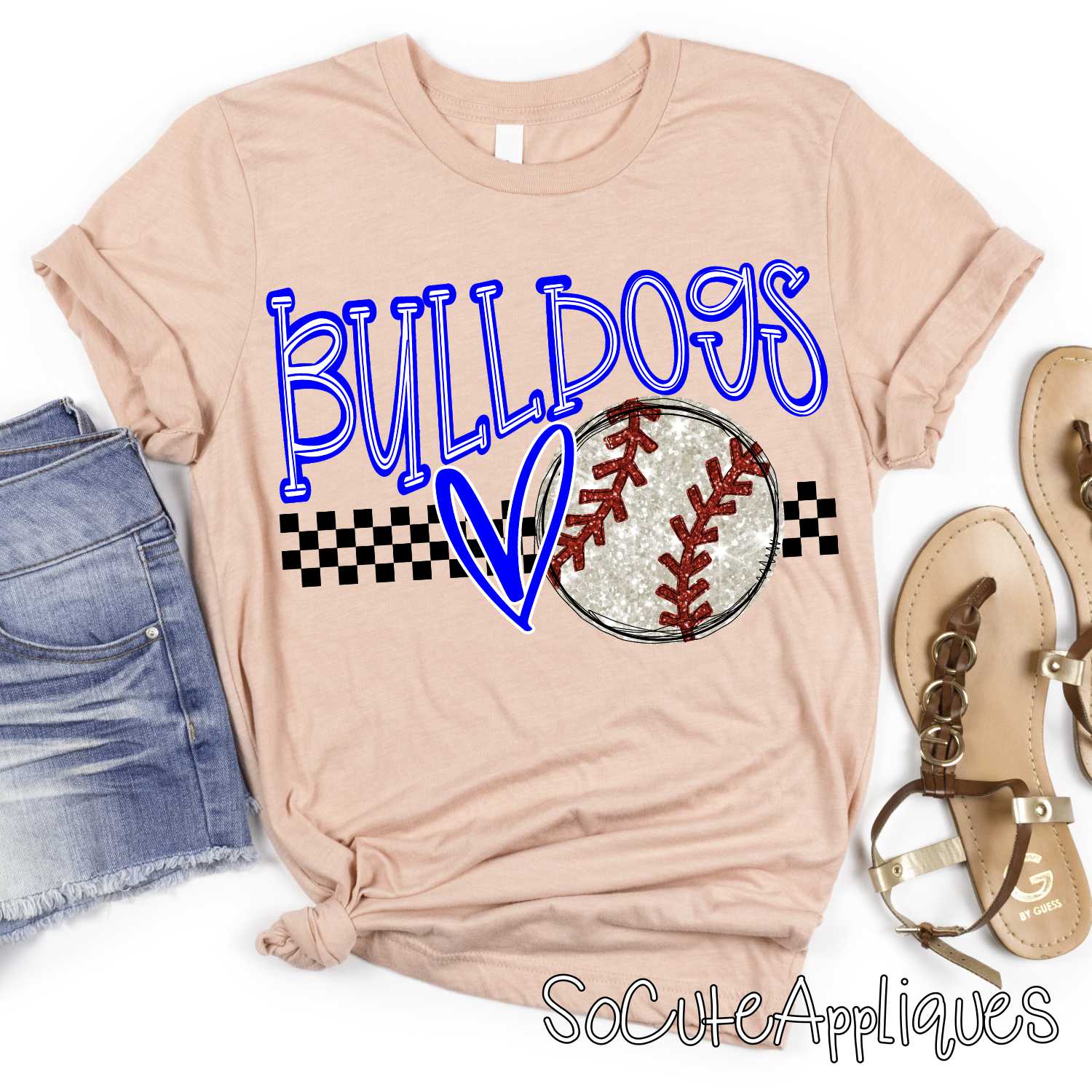 MASCOT Baseball on checks *DTF* Transfer - Image 2