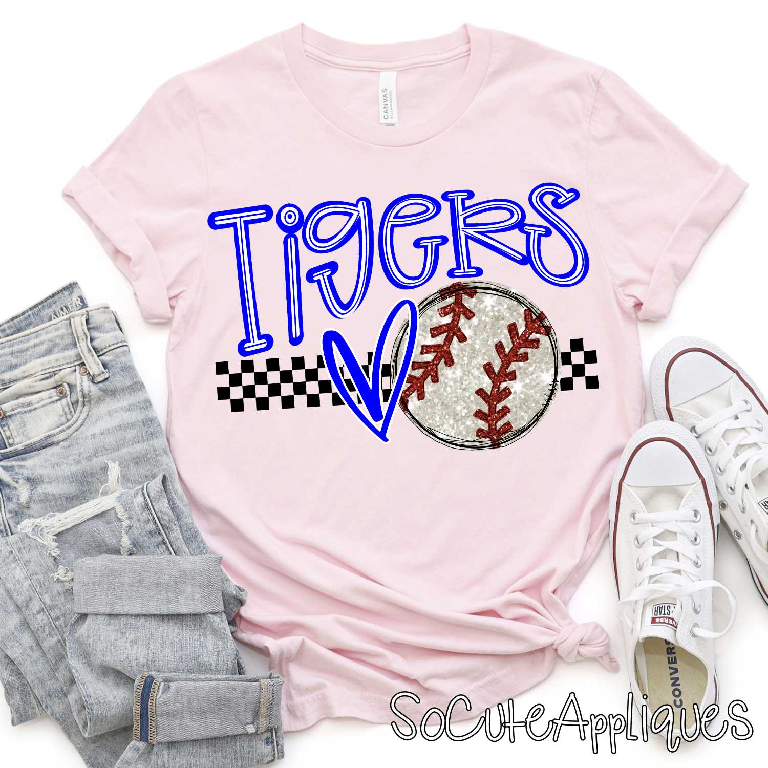 MASCOT Baseball on checks *DTF* Transfer - Image 5