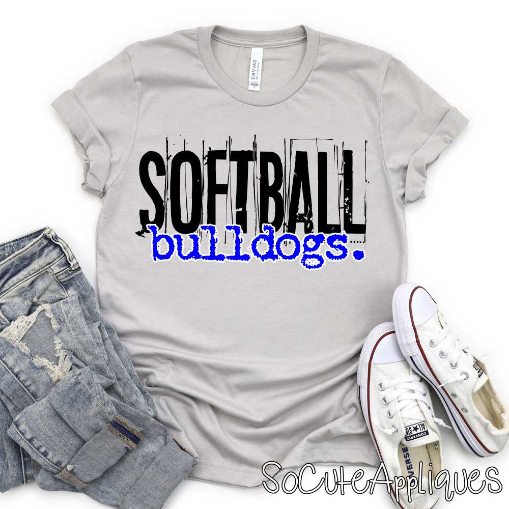 MASCOT Messy SOFTBALL mascot *DTF* Transfer - Image 2