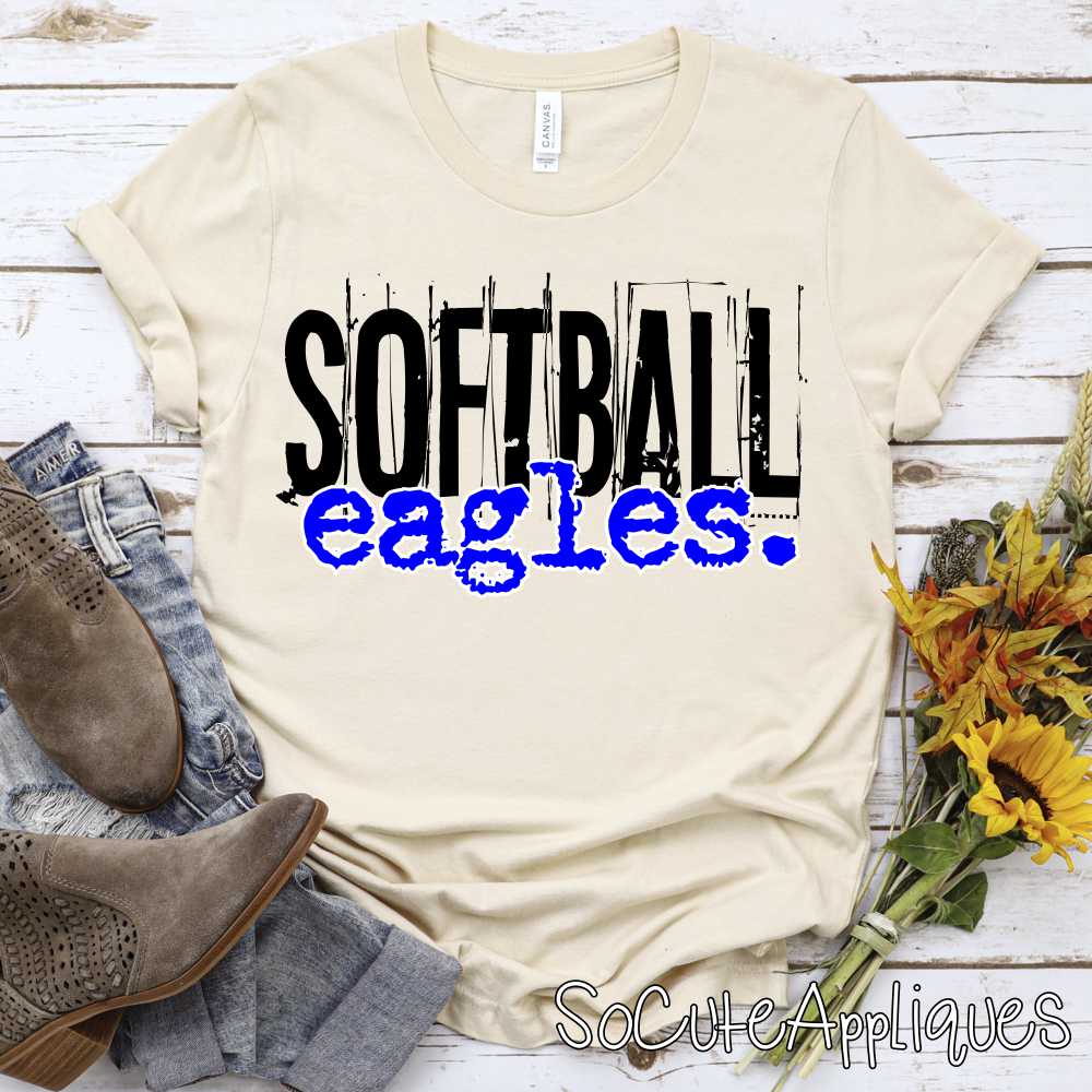 MASCOT Messy SOFTBALL mascot *DTF* Transfer - Image 6