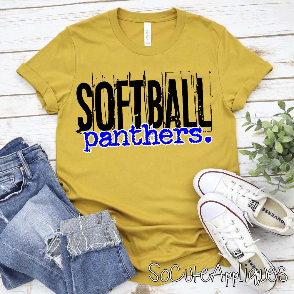 MASCOT Messy SOFTBALL mascot *DTF* Transfer - Image 7