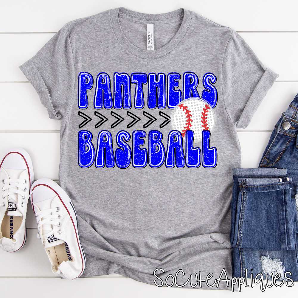 MASCOT BASEBALL stacked polka dot ball *DTF* Transfer - Image 7