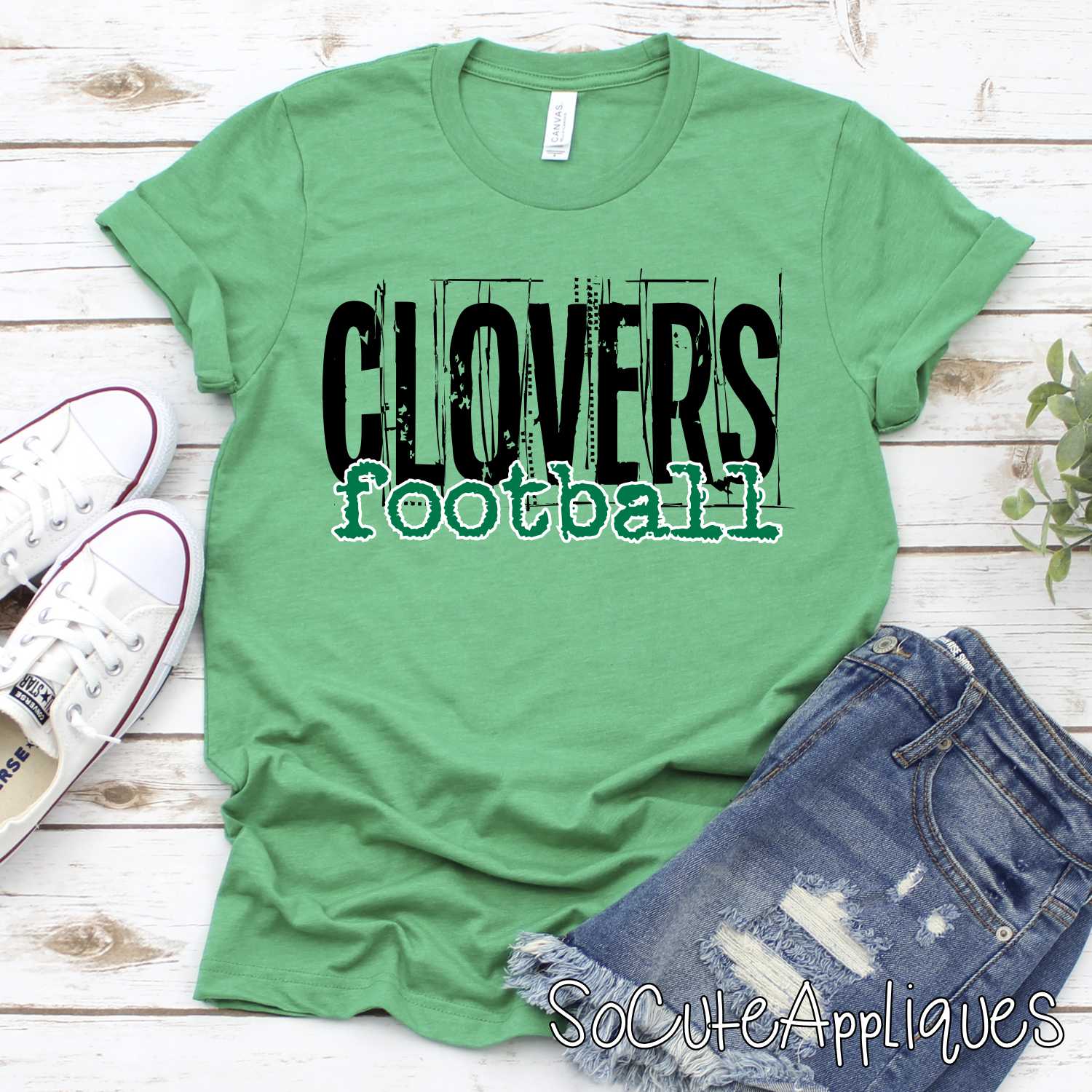 CLOVERS messy football *DTF* Transfer Jenny Sutherlin