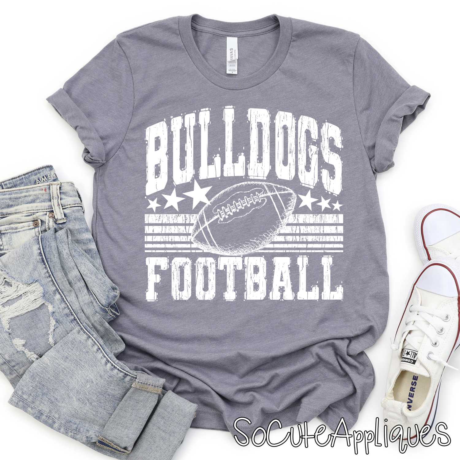 Mascot football stars and stripes *DTF* Transfer - Image 3