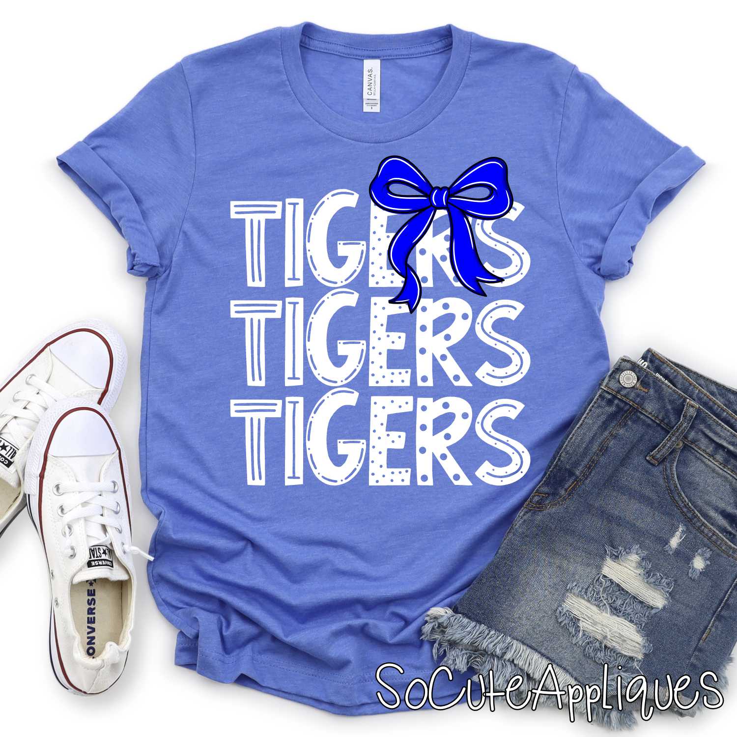 Funky stacked MASCOT with TEAM COLOR bow *DTF* Transfer - Image 7