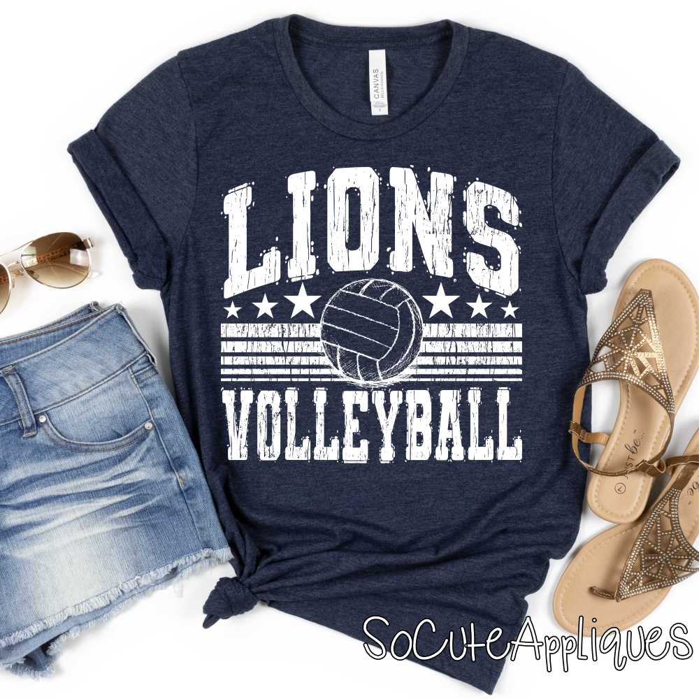 Mascot volleyball stars and stripes *DTF* Transfer - Image 10